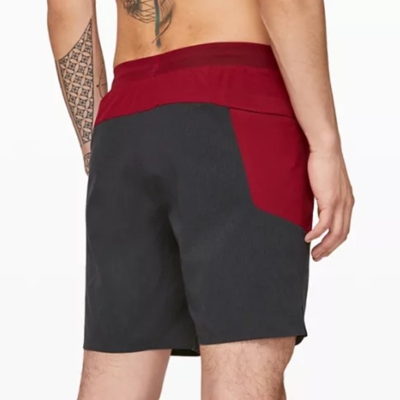 Lululemon Namaste At The Beach Two Tone Colorblock Shorts - Picture 7 of 10